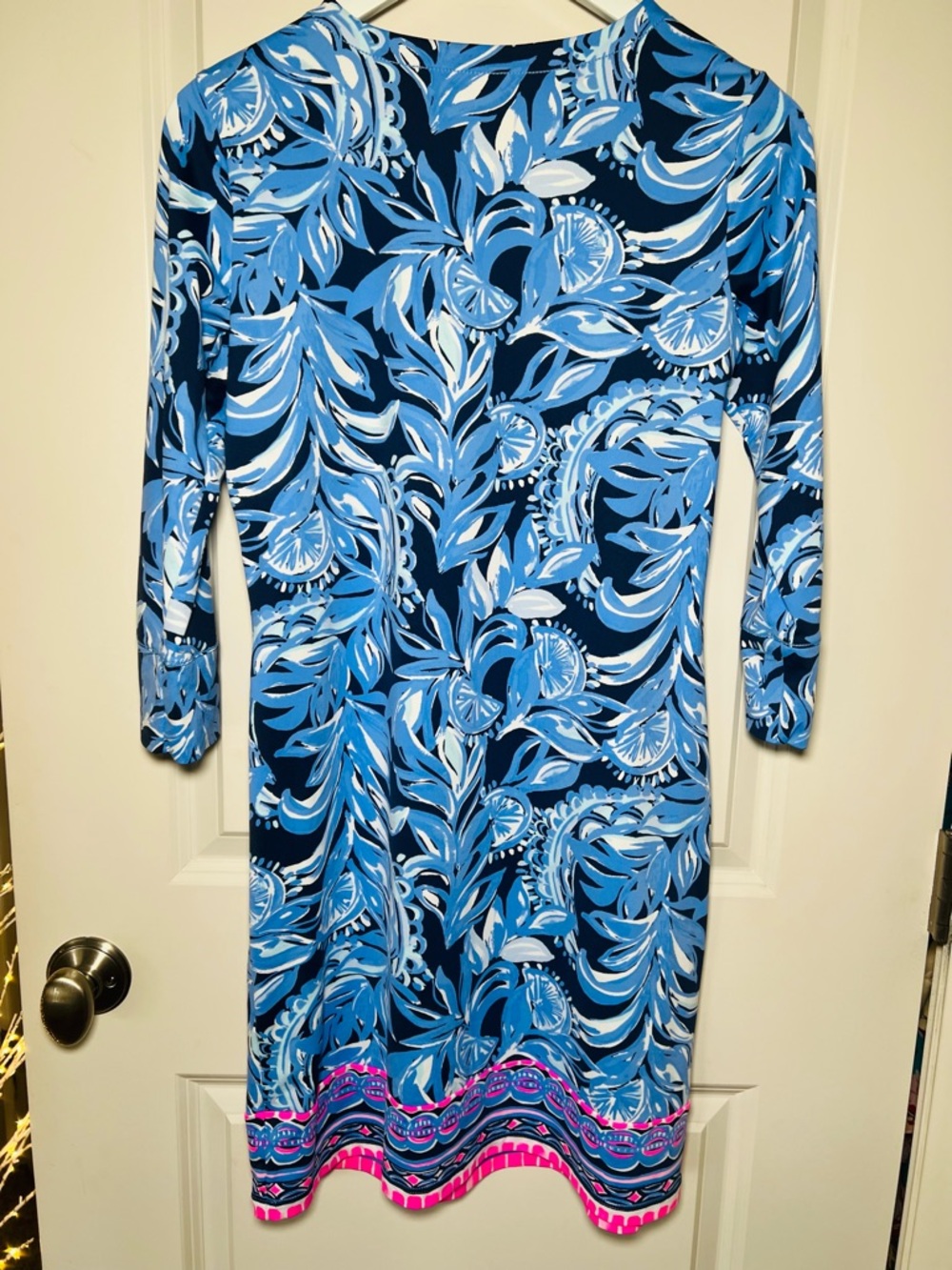 Lilly Pulitzer UPF 50 Nadine Dress “Chilly Lilly” size Small - Picture 4 of 12